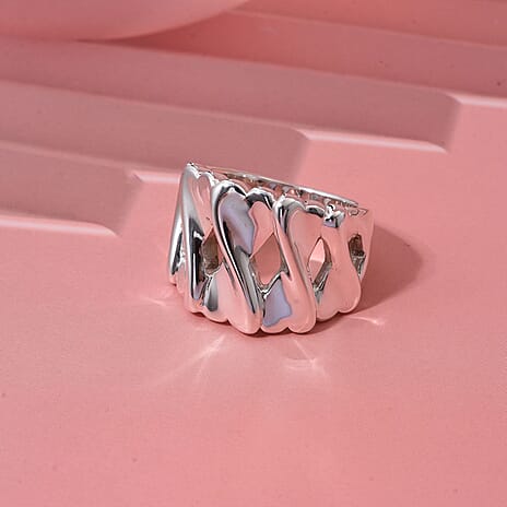Designer Inspired Thai Sterling Silver Band Ring