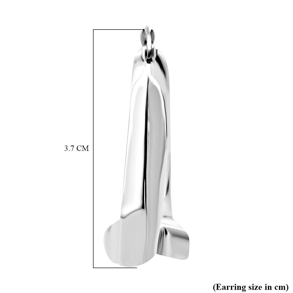 Thai Sterling Silver Hoop Earring with Clasp