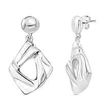 Thai Sterling Silver Dangle Earring with Push Back