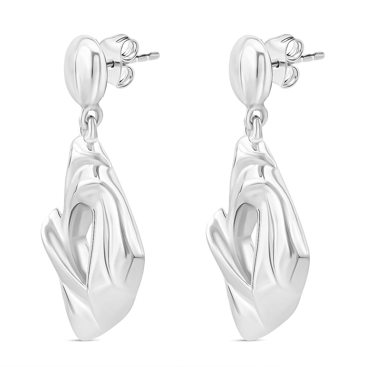 Thai Sterling Silver Dangle Earring with Push Back