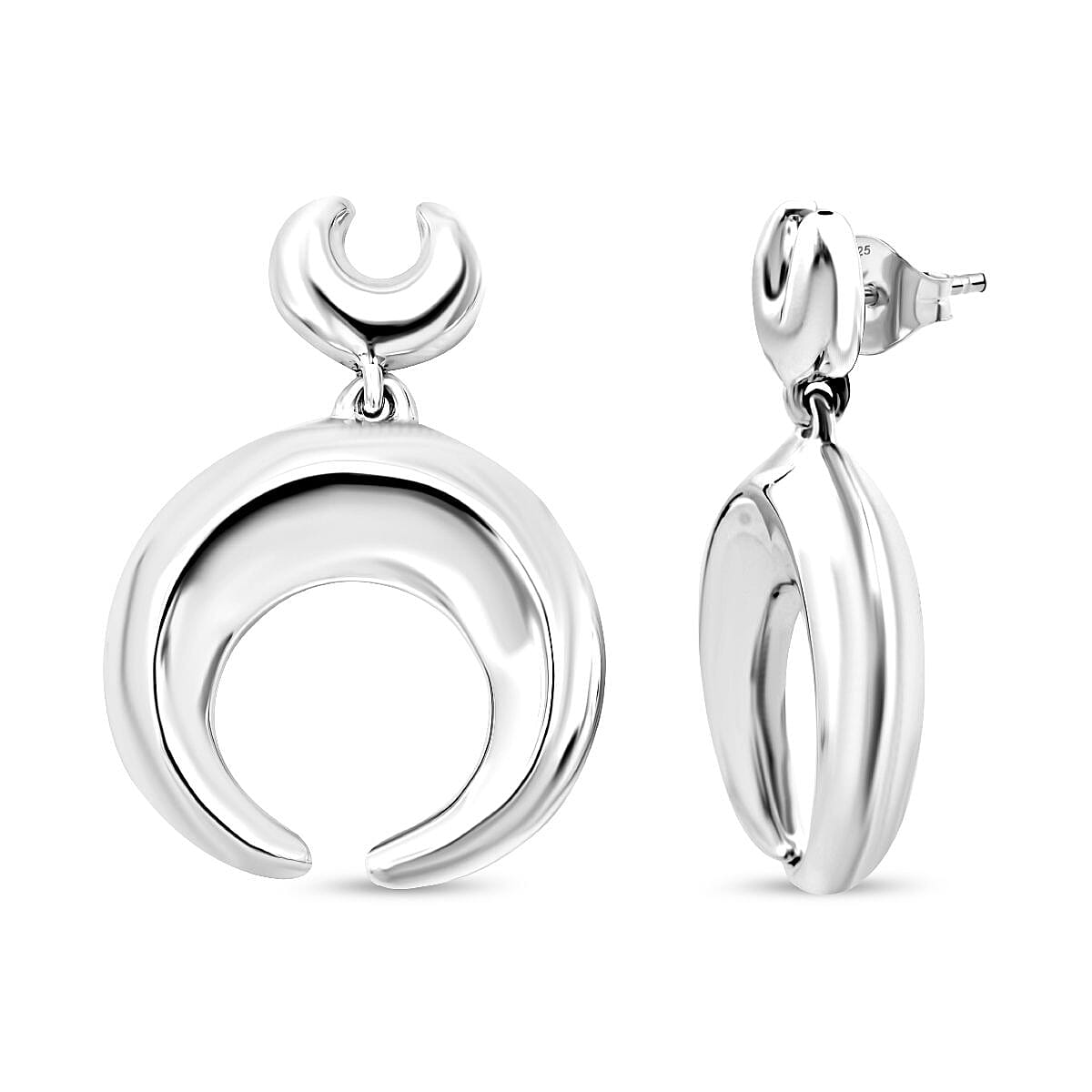 Thai Sterling Silver Earring with Push Back, Silver Wt. 10.80 Gms.