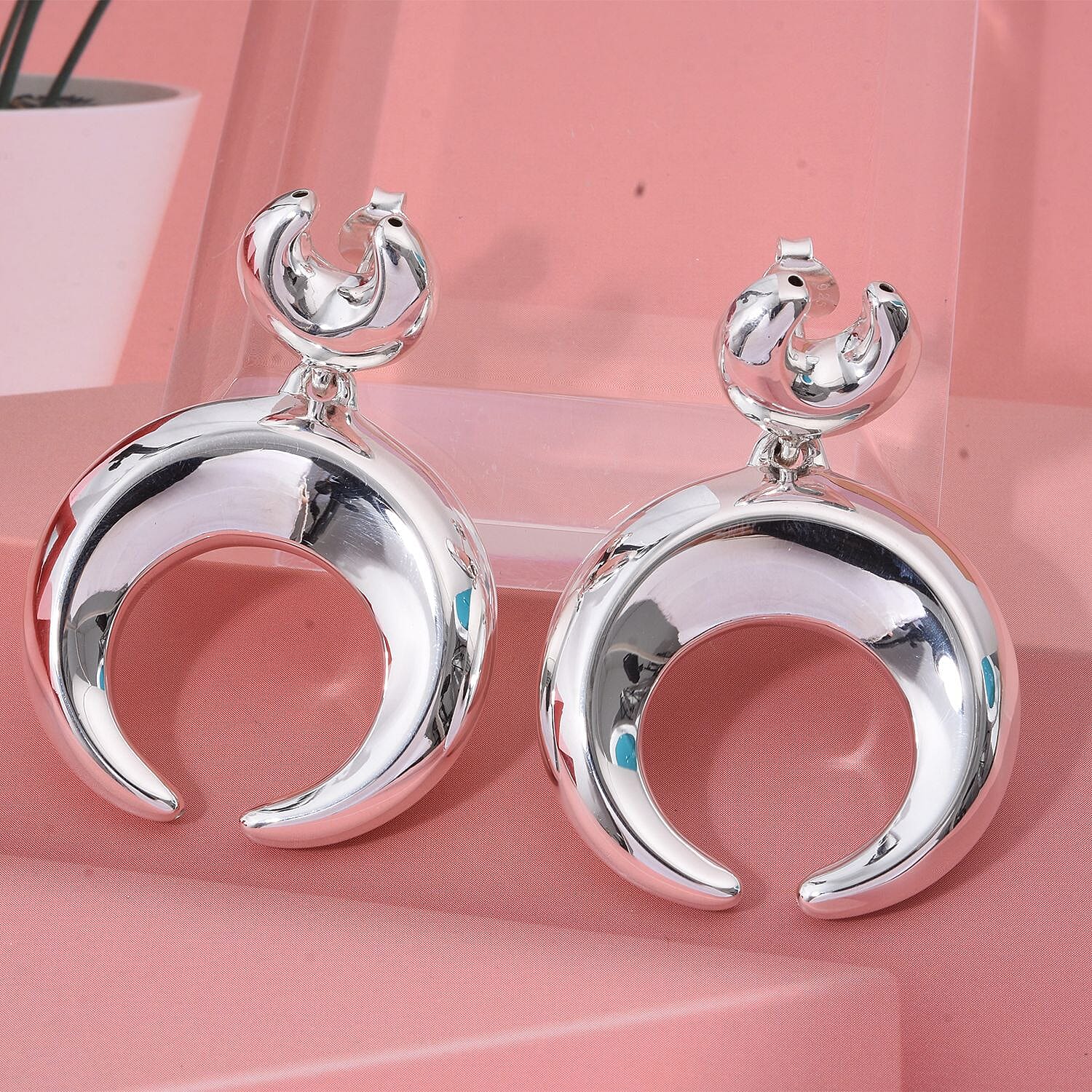 Thai Sterling Silver Earring with Push Back, Silver Wt. 10.80 Gms.