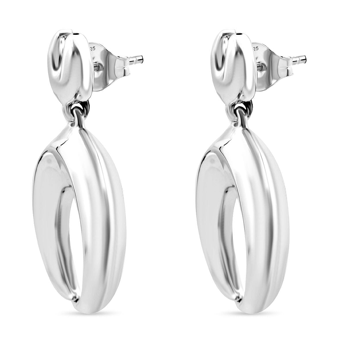 Thai Sterling Silver Earring with Push Back, Silver Wt. 10.80 Gms.