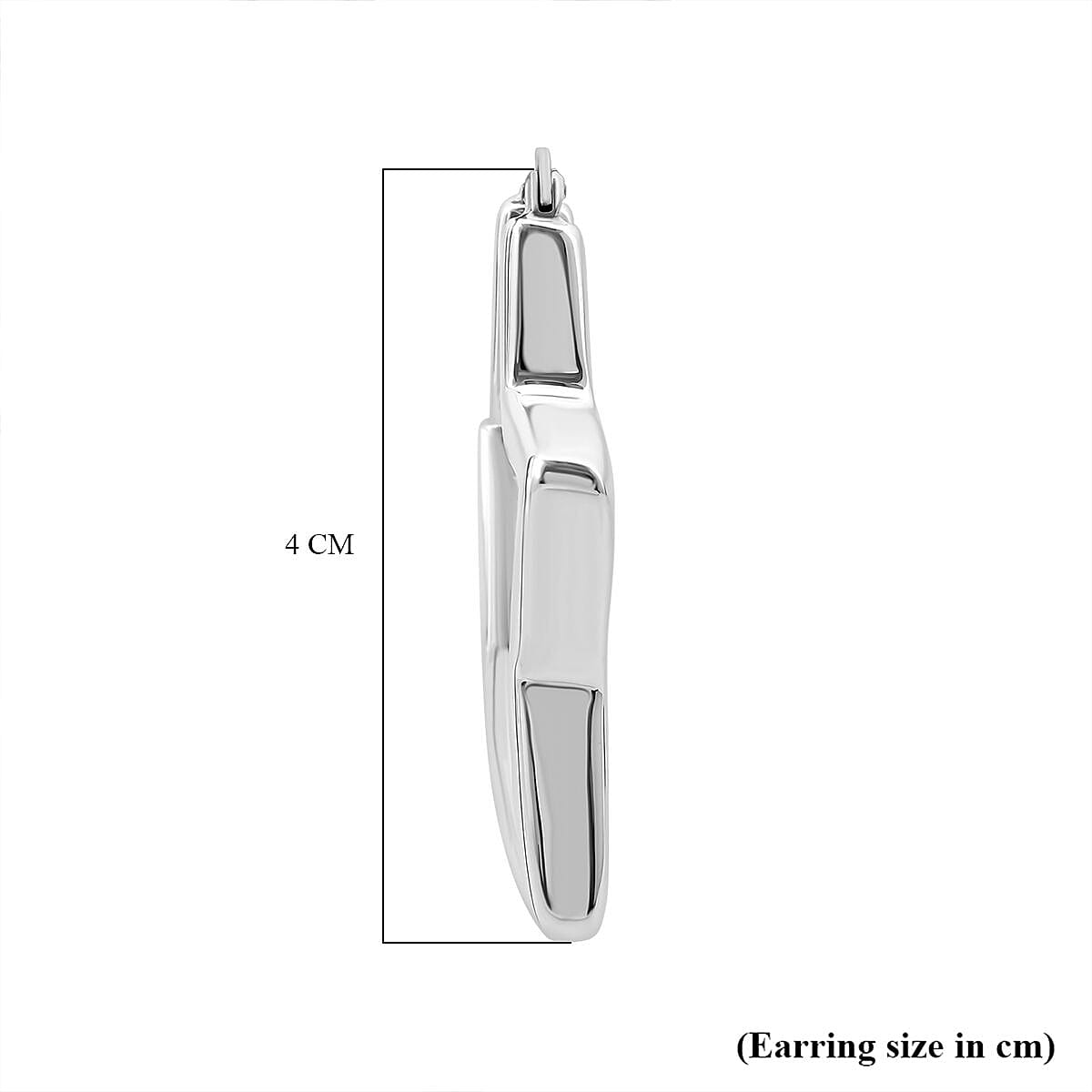 Close Out Deal- Sterling Silver Star Hoop Earring with Clasp