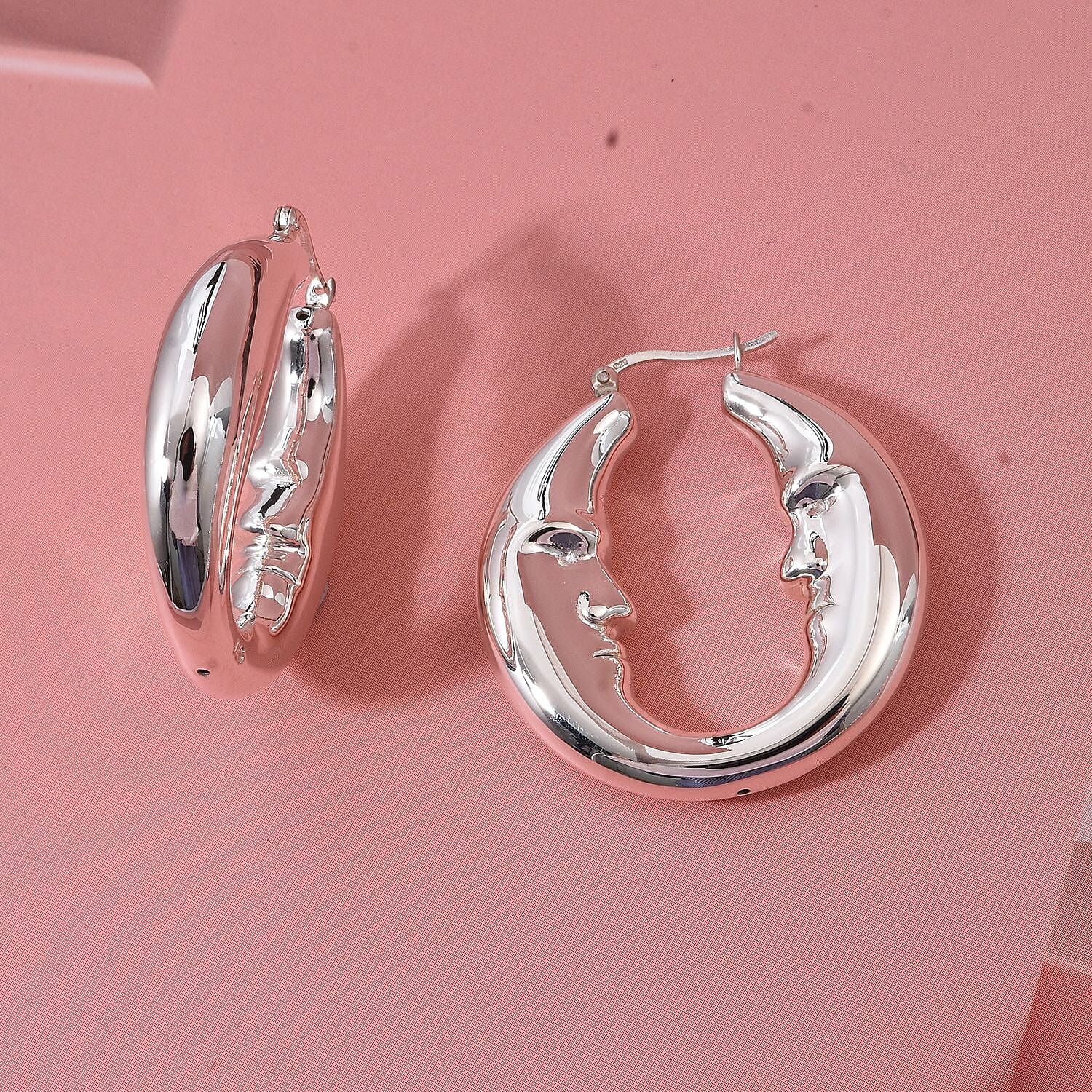 Thai Sterling Silver Hoop Earring with Clasp