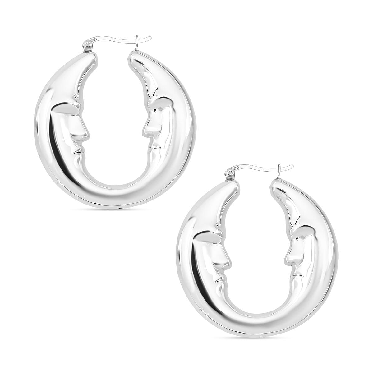 Thai Sterling Silver Hoop Earring with Clasp