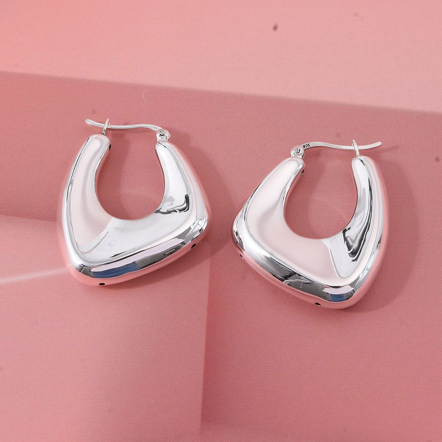 Thai Sterling Silver Hoop Earring with Clasp