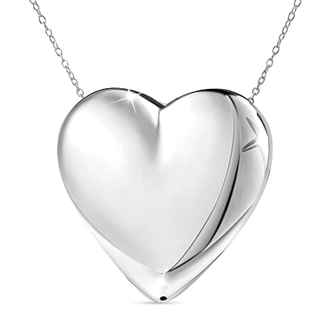 Thai Sterling Silver Heart Pendant
