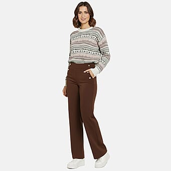 https://tjcuk.sirv.com/Products/82/4/8249078/Anonymous-Wide-Leg-Trouser-With-Gold-Button-Size-18-Chocolate_8249078_1.jpg?w=342&h=342