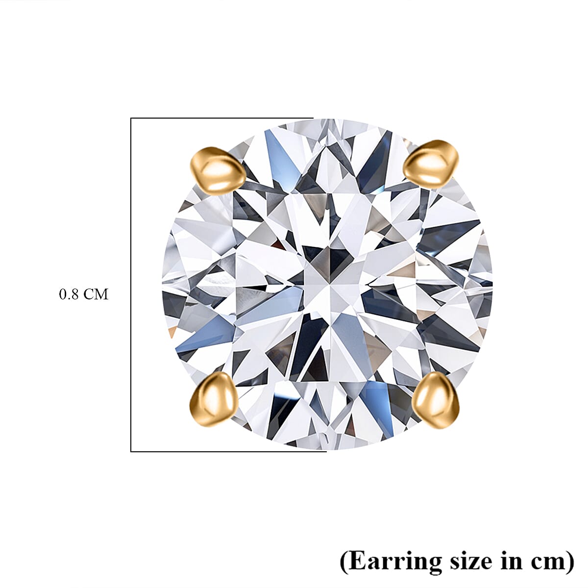 NY CloseOut-14K Yellow Gold SGL Certified Lab Grown Diamond (SI-GH) Studs 3.00 Ct.