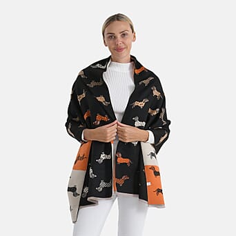 https://tjcuk.sirv.com/Products/82/4/8249795/Closeout-Deal-Dog-Pattern-Scarf-180-x-67-cm-Black-White-Orange_8249795.jpg?w=342&h=342