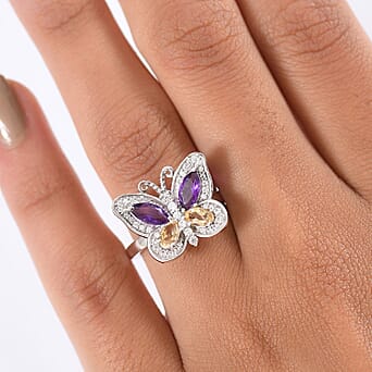 https://tjcuk.sirv.com/Products/82/4/8249834/D-Joy-African-Amethyst-Citrine-White-Zircon-Cluster-Butterfly-Ring-in-_8249834_2.jpg?w=342&h=342