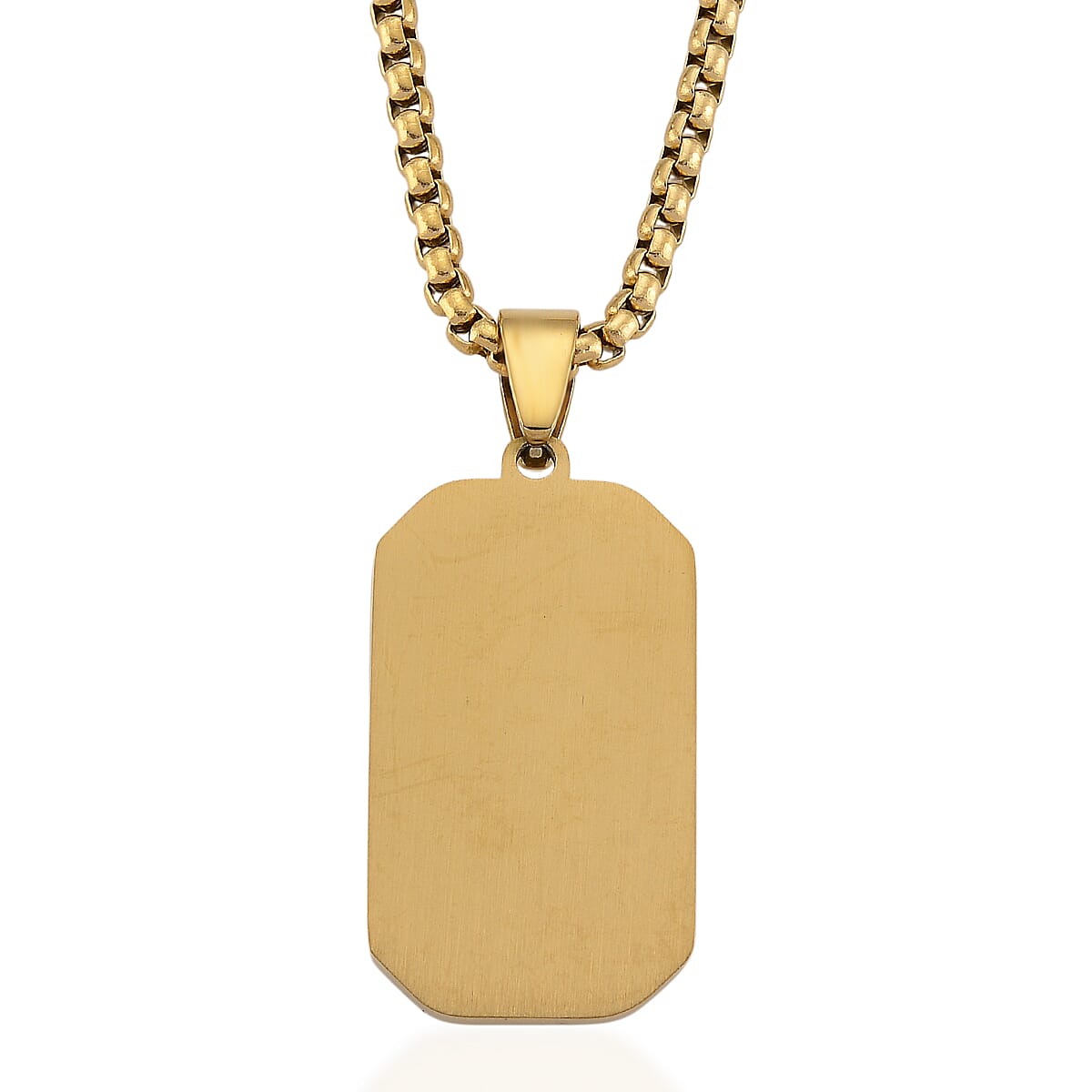 Pendent with Chain (Size - 24 - 2 Ext) in Dual Colour Tone