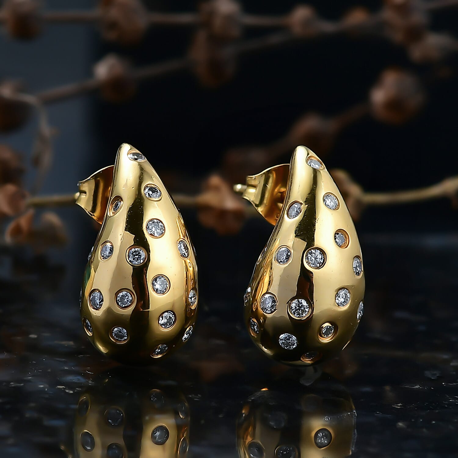 D'Joy Moissanite Earring with Push Back