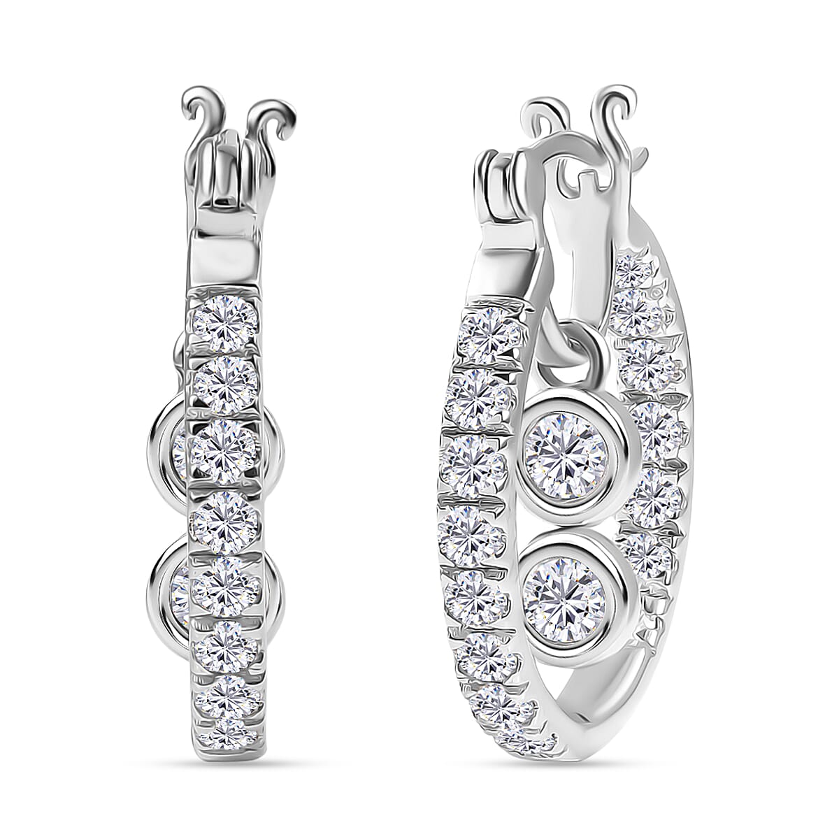 D'Joy Moissanite Earring with Clasp