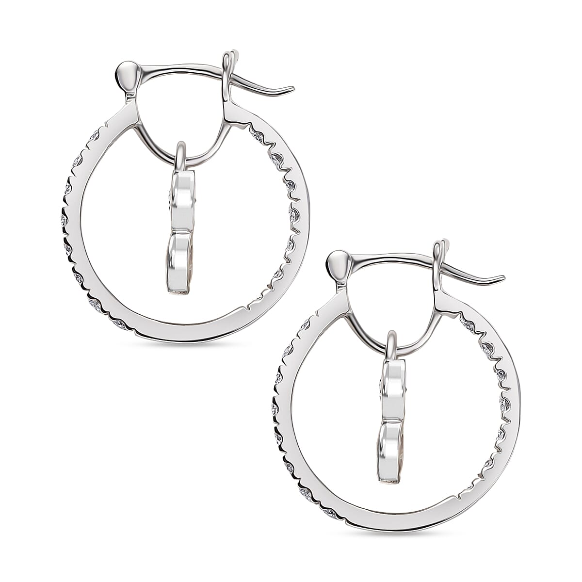 D'Joy Moissanite Earring with Clasp