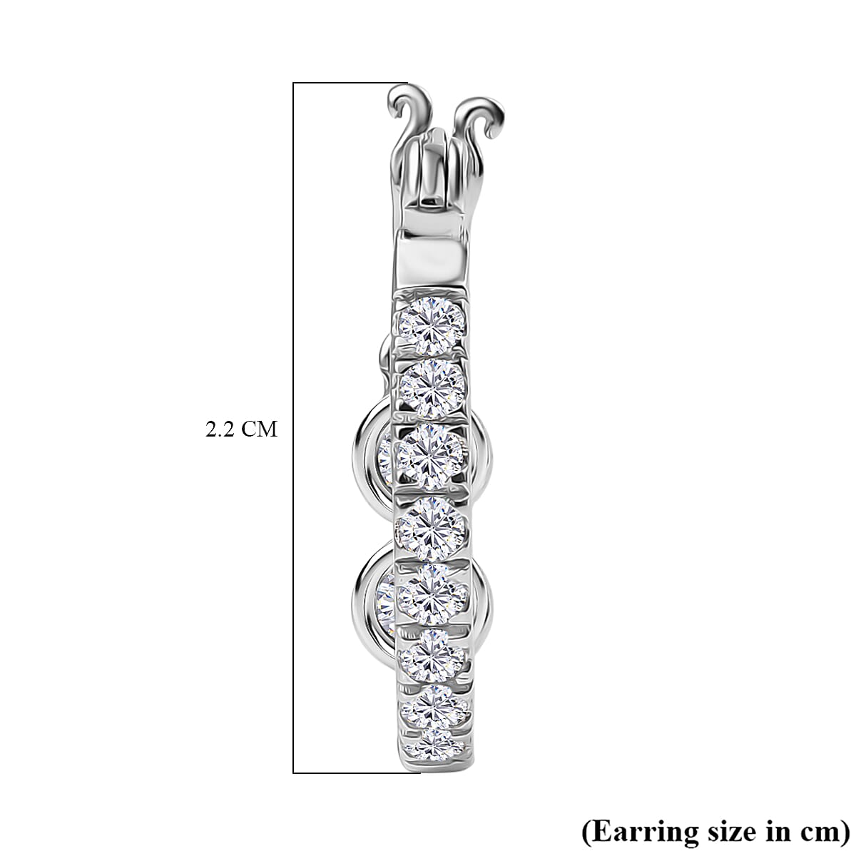 D'Joy Moissanite Earring with Clasp