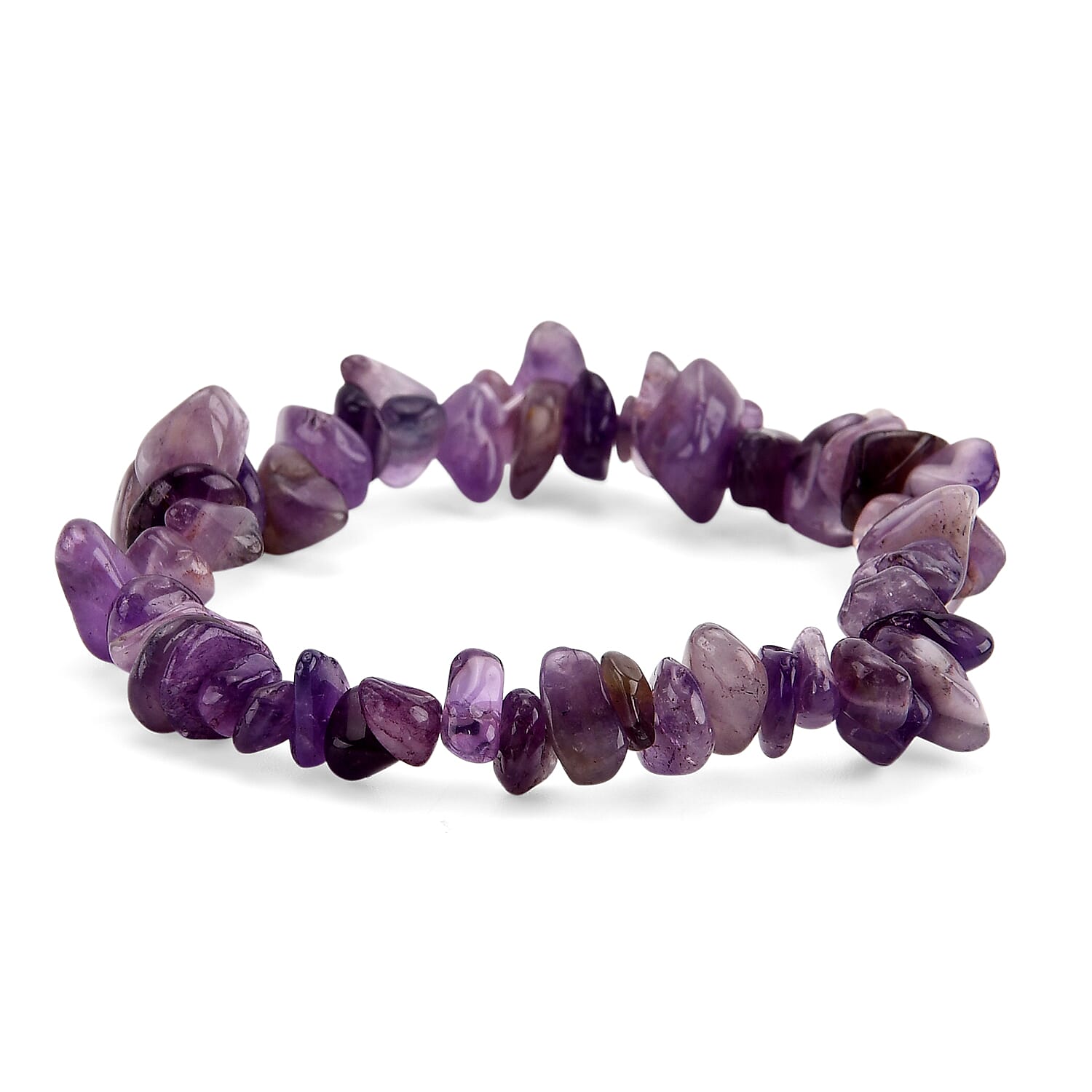 2-Piece  Amethyst Crystal Turtle with Matching Bracelet - Purple