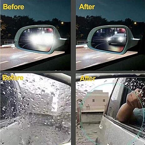 Anti Fog-Rain Car Rearview Mirror Protection Screen
