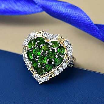 https://tjcuk.sirv.com/Products/82/5/8251287/D-Joy-Natural-Chrome-Diopside-White-Zircon-Cluster-Ring-in-Rhodium-Ove_8251287_1.jpg?w=342&h=342