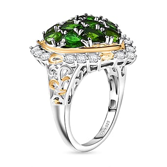 https://tjcuk.sirv.com/Products/82/5/8251287/D-Joy-Natural-Chrome-Diopside-White-Zircon-Cluster-Ring-in-Rhodium-Ove_8251287_3.jpg?w=342&h=342