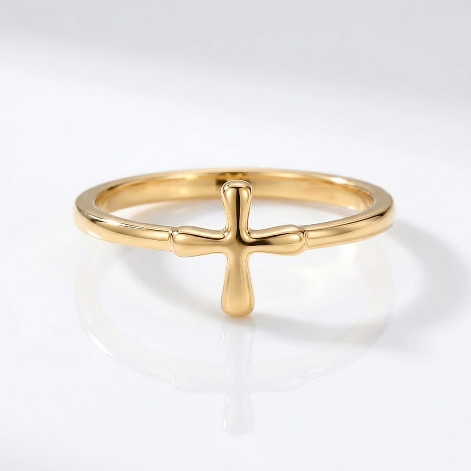 9K Yellow Gold Ring, Gold Wt. 1.26 Gms.