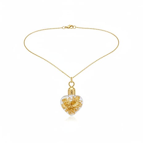 22K GOLD (91.6% Purity) Handmade Foil Bottle Pendant