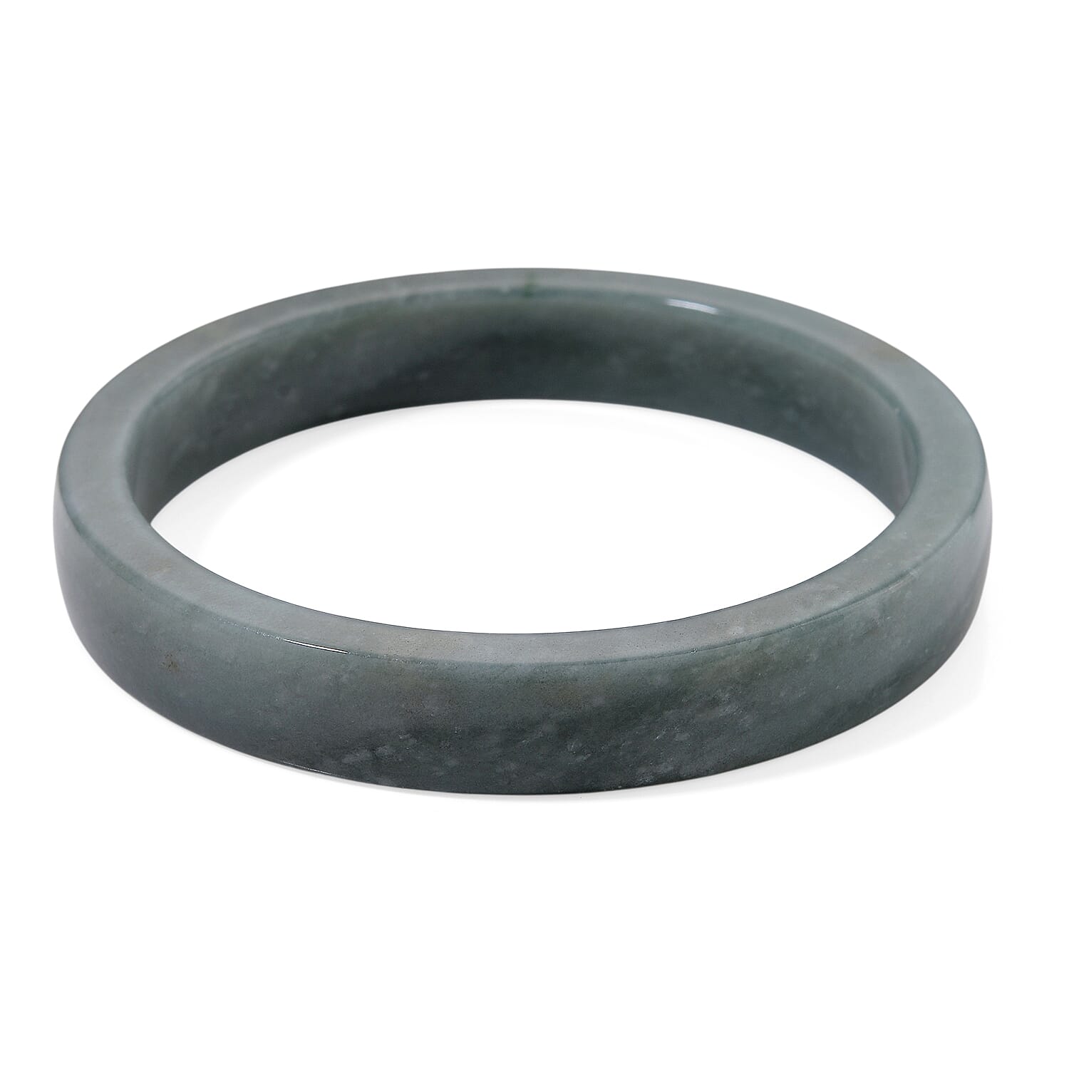 24K Yellow Gold Standard Natural Type A Jadeite Bangle (Size 7.5) 200.00 Ct.