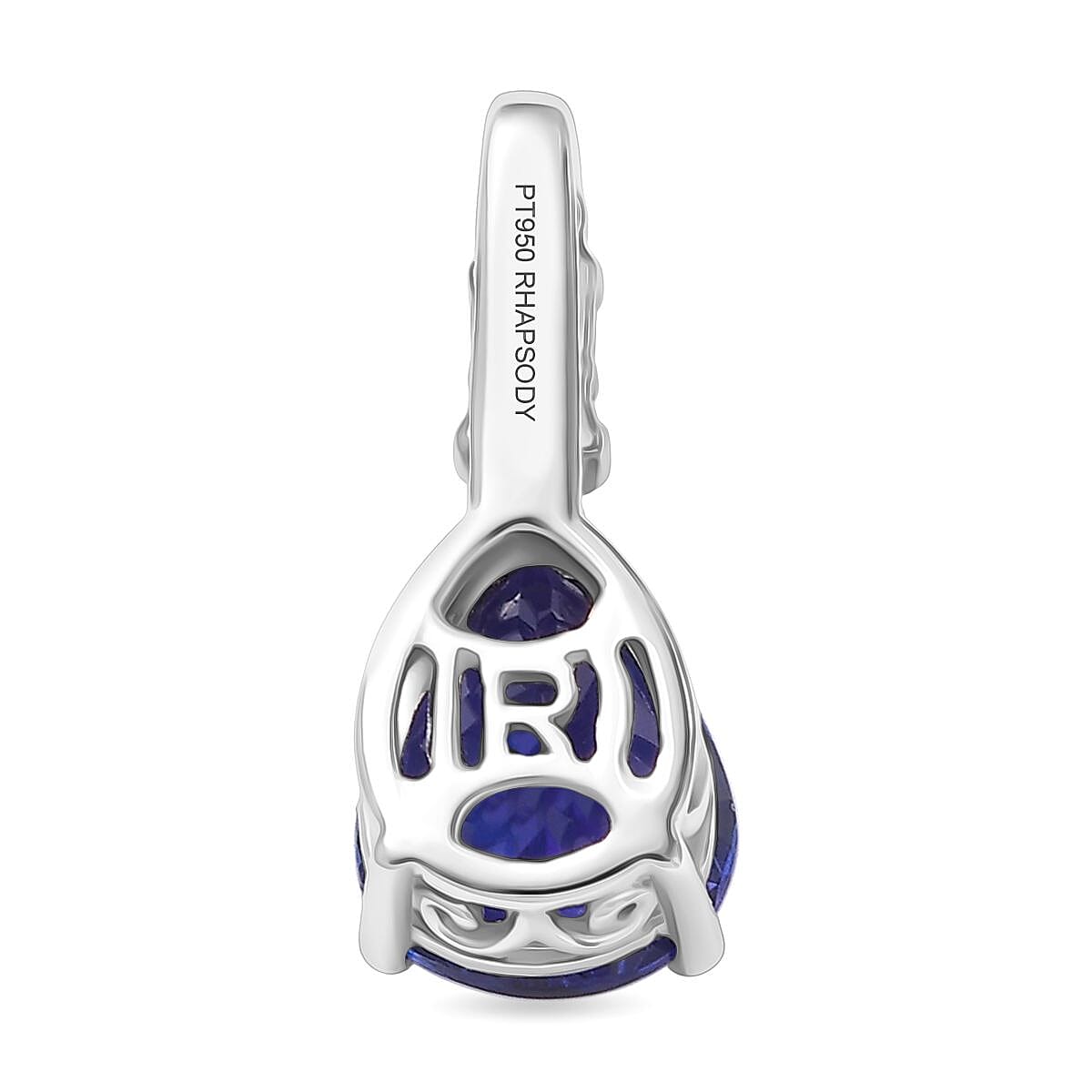 Rhapsody 950 Platinum AAAA Tanzanite & White Diamond (VS-EF) Pendant 2.53 Ct.