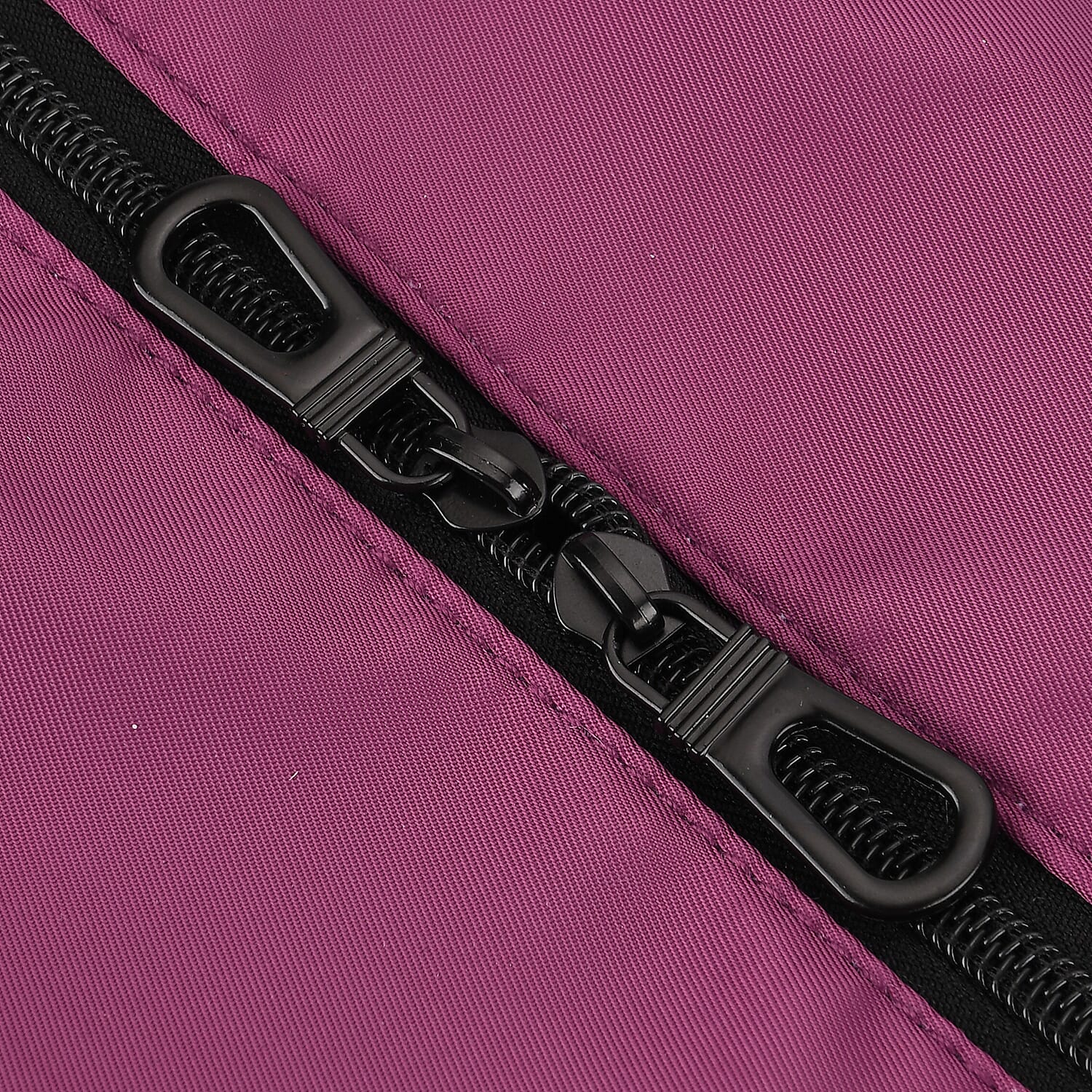 Duffle Bag- 3 slip pockets and 1 zip pocket - Water Repellent Multipurpose - Purple