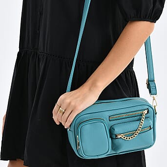 https://tjcuk.sirv.com/Products/82/5/8252148/Multi-Pocket-Crossbody-Bag-with-Gold-Chain-Detail-Teal_8252148_3.jpg?w=342&h=342