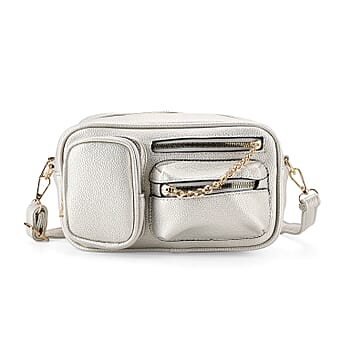 https://tjcuk.sirv.com/Products/82/5/8252150/Multi-Pocket-Crossbody-Bag-with-Gold-Chain-Detail-Silver_8252150.jpg?w=342&h=342