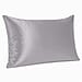 LIVMORE 100% Mulberry Silk Luxury Pillow Cover with MOP Button Closure - Beige