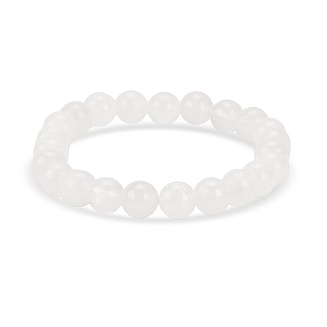 80 Genuine Gemstone Frame Collection with Stretchable Bracelet - Clear Quartz