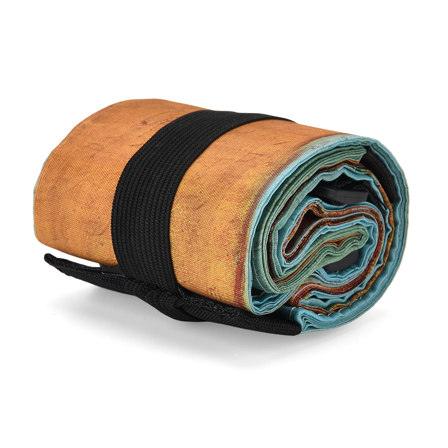 PU Printed Wallet (Size 20x11x2 cm) - Light Blue