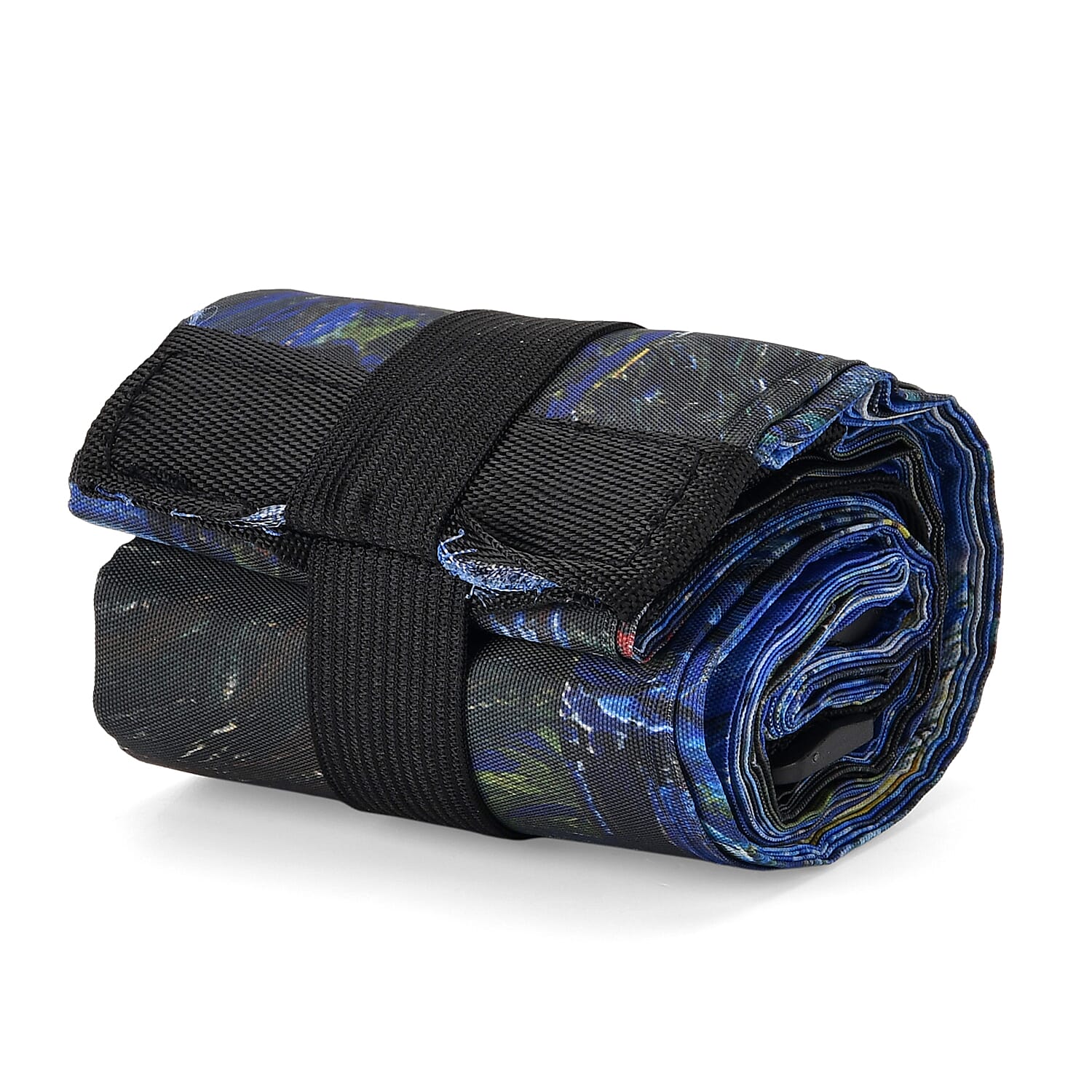 PU Printed Wallet (Size 20x11x2 cm) - Blue - Light Blue