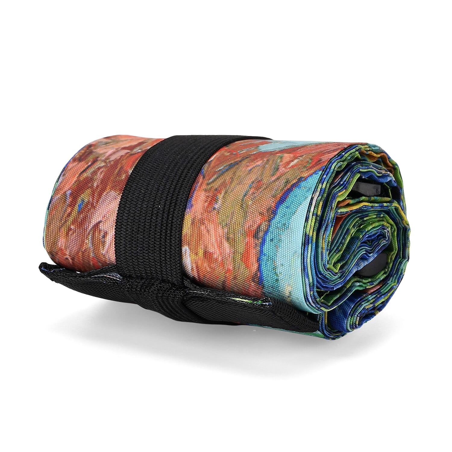 PU Printed Wallet (Size 20x11x2 cm) - Blue - Light Blue