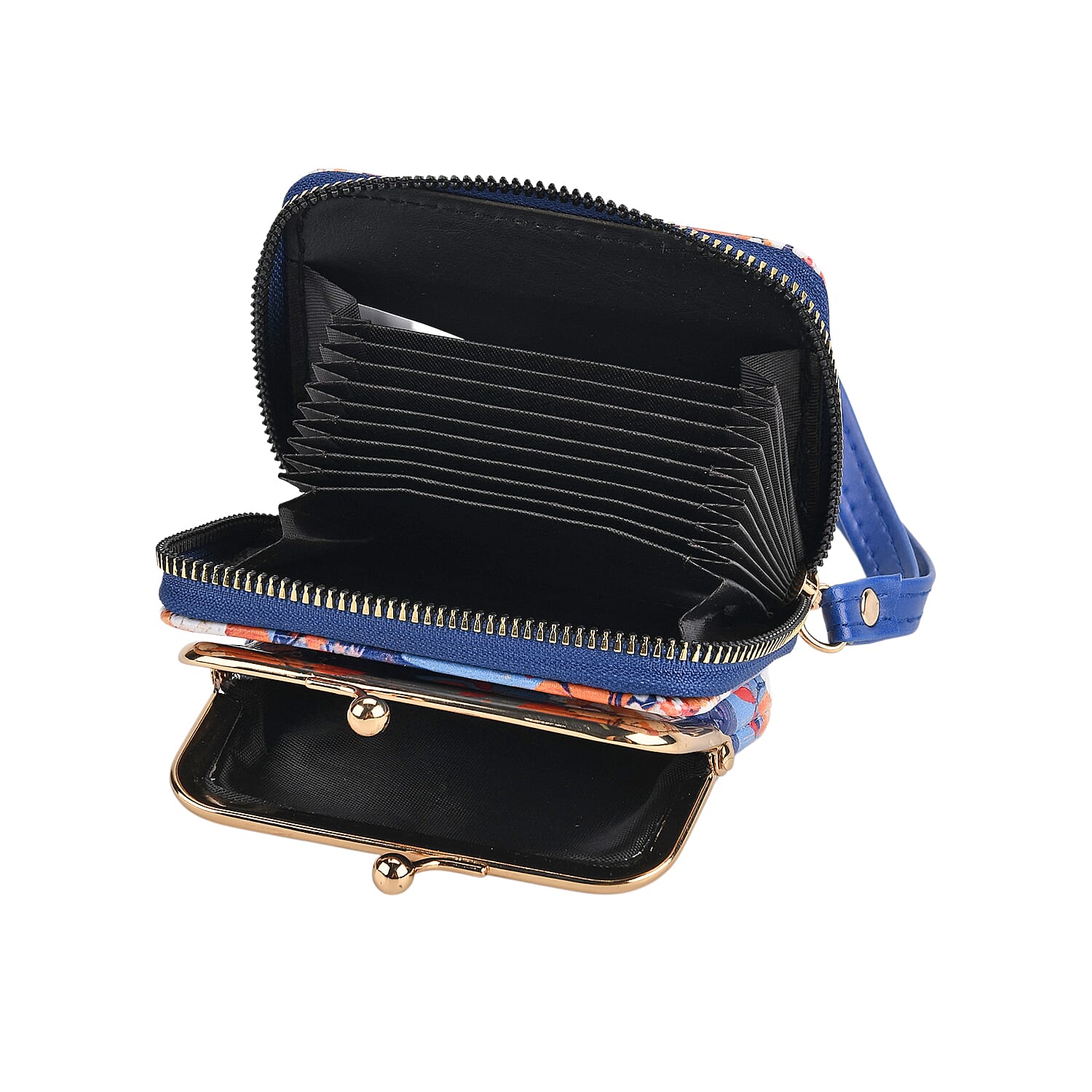 White Swan & Maple Leaf Print RFID Wallet