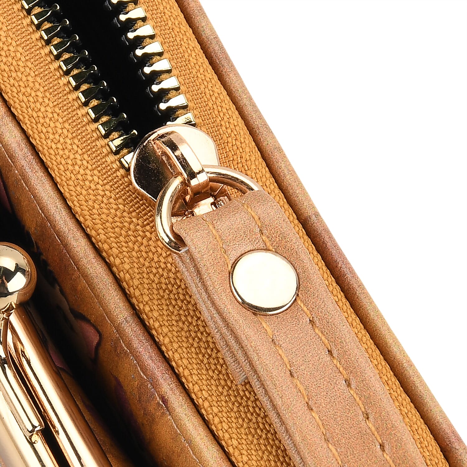 Cat Print RFID Wallet - Yellow