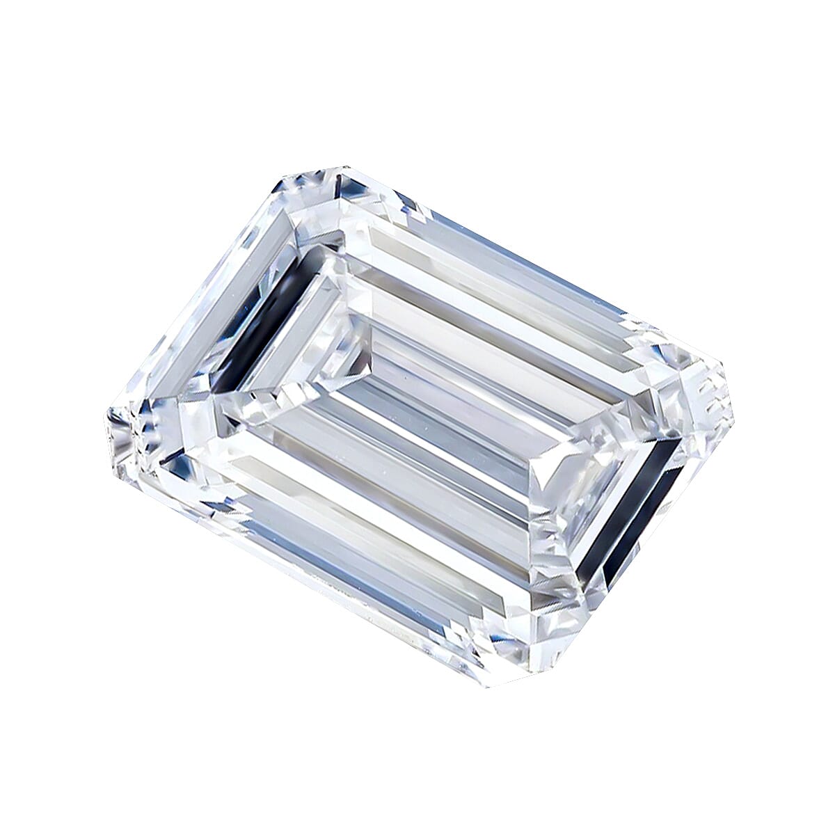 IGI Certified Lab Grown Diamond (VS1-F) Emerald Cut Gemstone (14.88 x 10.09 x 6.5 MM) 10.00 Ct.