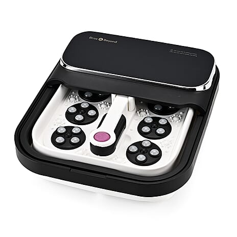 Bliss - Beyond BE-F2200 Ultra Foldable Electric Foot Spa - Digital Colour Screen Massager with Red Light Therapy