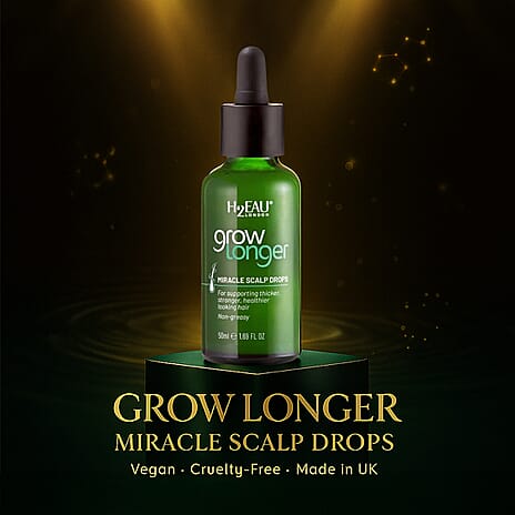 H2EAU London Grow Longer Miracle Scalp Drops - 50ml