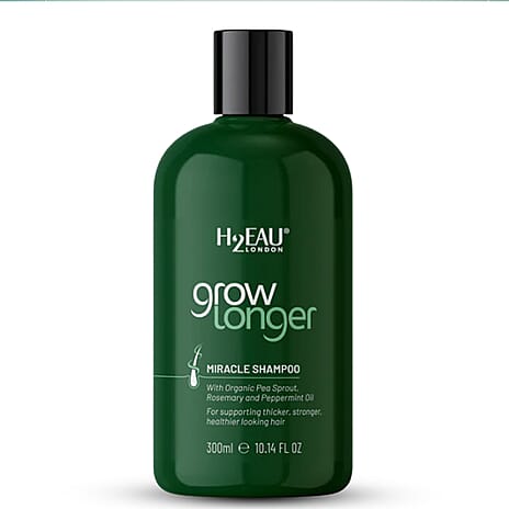 H2EAU London Grow Longer Miracle Shampoo - 300ml