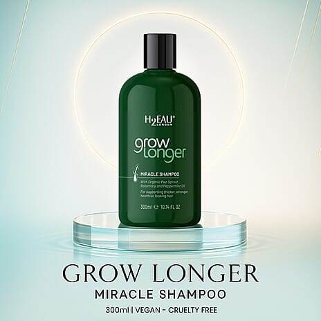 H2EAU London Grow Longer Miracle Shampoo - 300ml