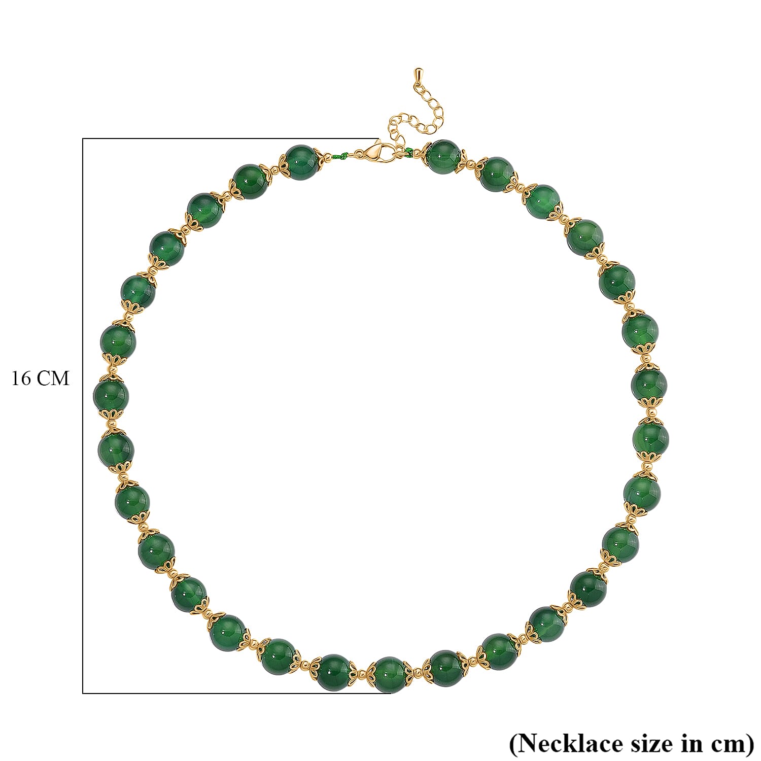 One Time Deal- Green Verde Onyx Beads Necklace (Size 18 - 2 Ext)  200.00 Ct.