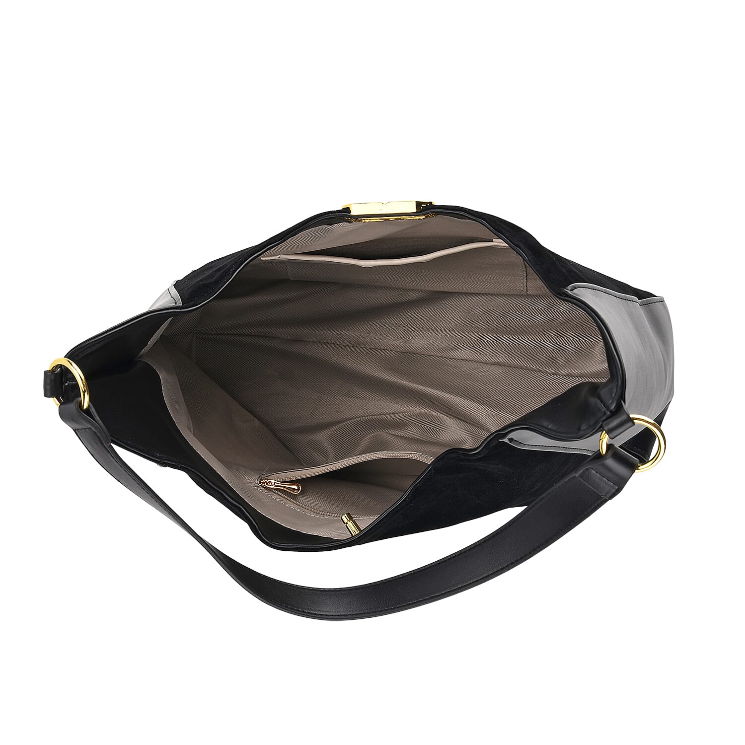 Closeout Deal - Designer Inspired Tote Bag - Black