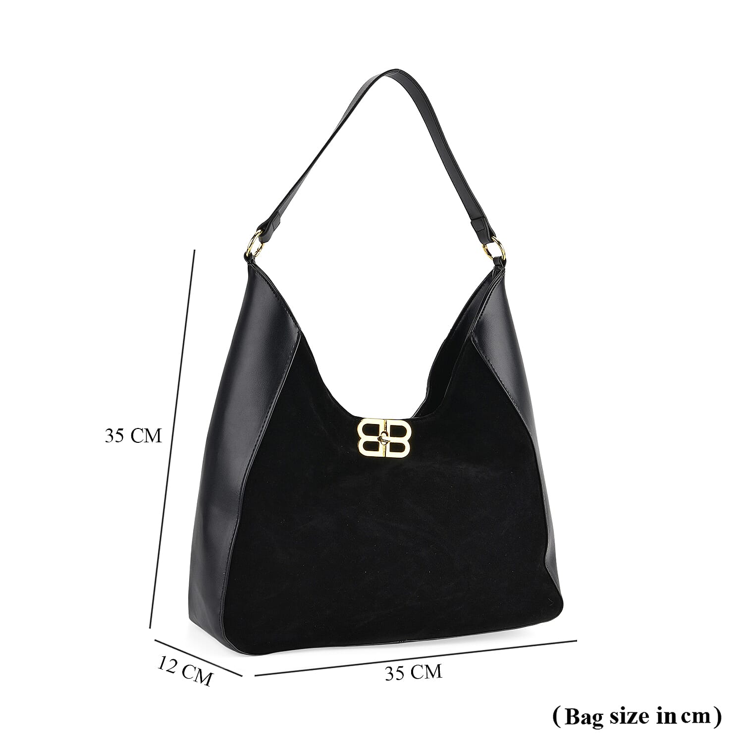 Closeout Deal - Designer Inspired Tote Bag - Black