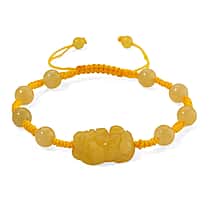 Honey Jade Pixiu Bracelet (Size 6 - 9.5 Adjustable) 60.00 Ct.