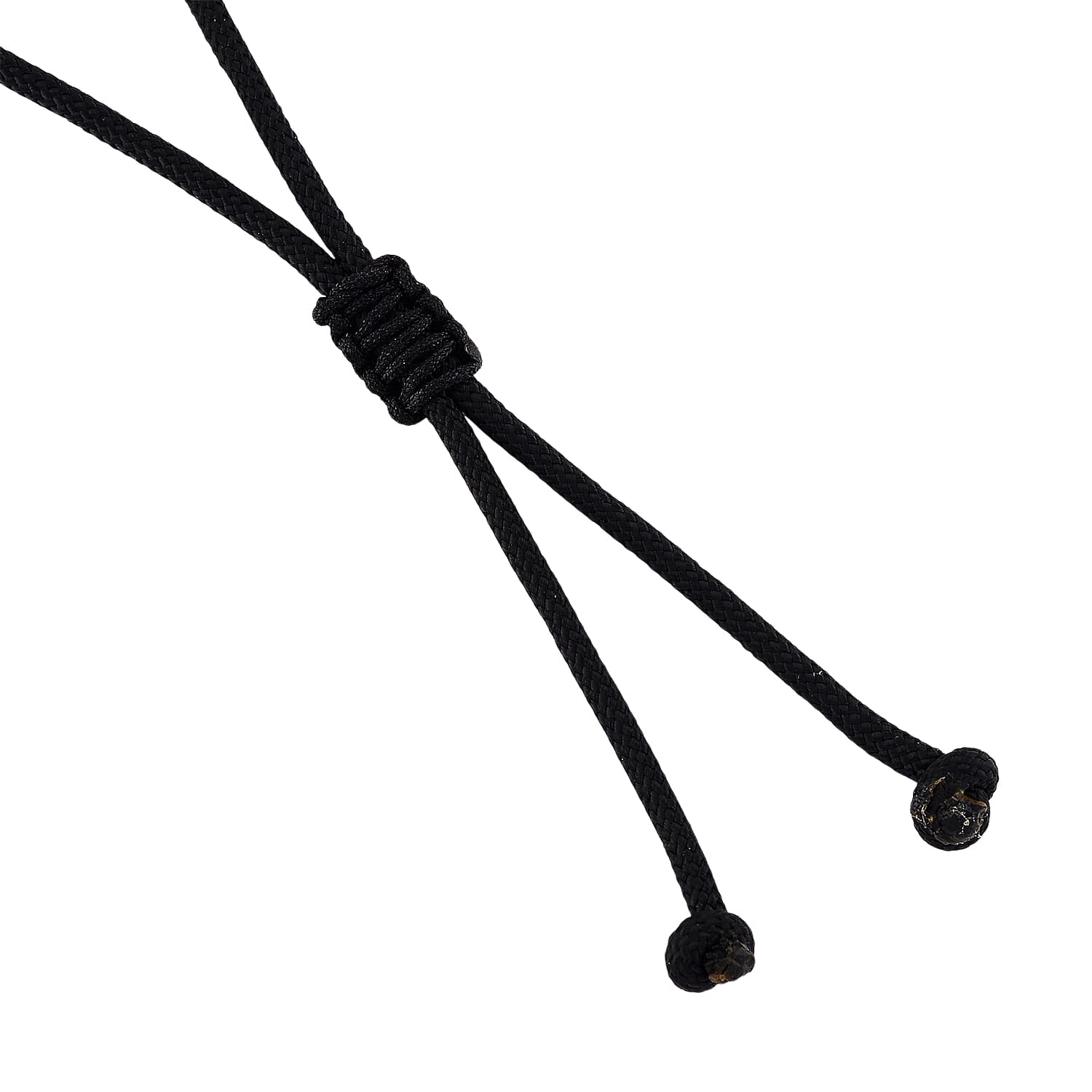 D'Joy Honey Jade Beads Necklace with Cotton Thread (Size 28 Adjustable) in Yellow Gold Plated Sterling Silver 30.00 Ct.