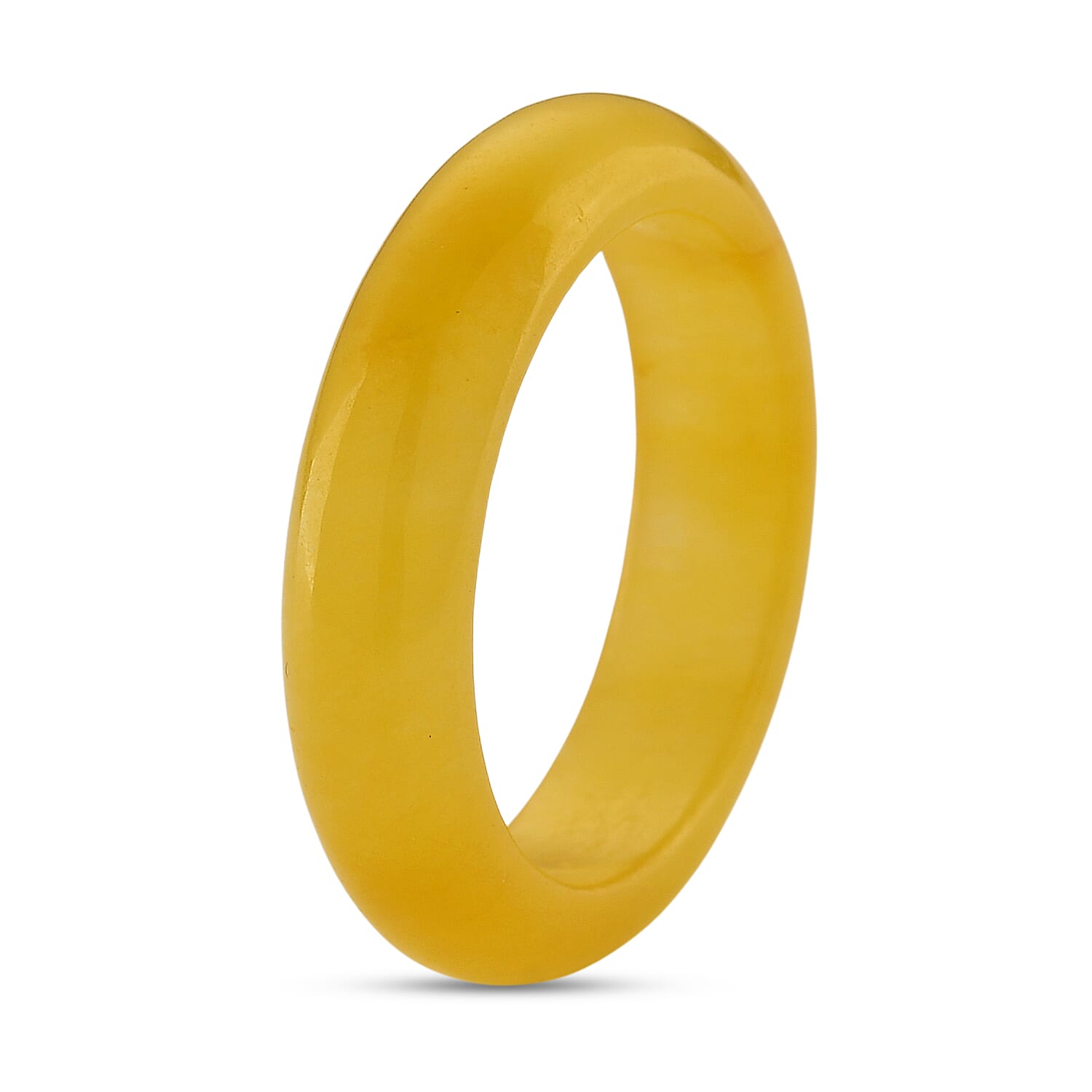 Honey Jadeite Jade  Band Ring 15.00 Ct.